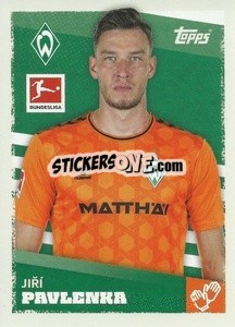 Cromo Jiří Pavlenka - German Football Bundesliga 2023-2024 - Topps