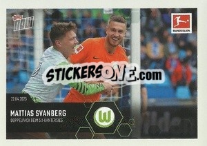 Sticker Mattias Svanberg (Highlight der Saison 2022/23) - German Football Bundesliga 2023-2024 - Topps