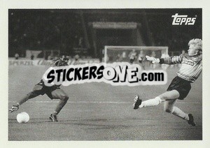 Sticker Jay-Jay Okocha (Eintracht Frankfurt) / Oliver Kahn (Karlsruher SC)