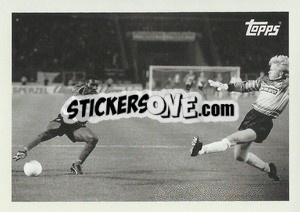 Sticker Jay-Jay Okocha (Eintracht Frankfurt) / Oliver Kahn (Karlsruher Sc)