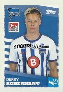 Sticker Derry Scherhant (Hertha BSC) - German Football Bundesliga 2023-2024 - Topps