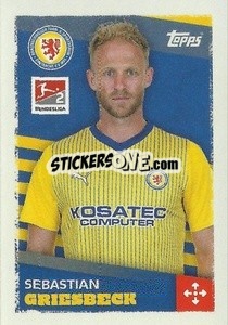 Sticker Sebastian Griesbeck (Eintracht Braunschweig) - German Football Bundesliga 2023-2024 - Topps
