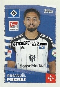 Cromo Immanuel Pherai (Hamburger SV) - German Football Bundesliga 2023-2024 - Topps
