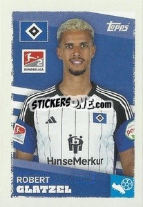 Figurina Robert Glatzel (Hamburger SV) - German Football Bundesliga 2023-2024 - Topps