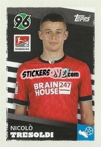 Sticker Nicolò Tresoldi (Hannover 96) - German Football Bundesliga 2023-2024 - Topps