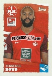 Sticker Terrence Boyd (1.FC Kaiserslautern) - German Football Bundesliga 2023-2024 - Topps