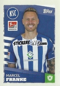 Sticker Marcel Franke (Karlsruher SC) - German Football Bundesliga 2023-2024 - Topps