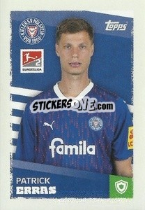 Cromo Patrick Erras (Holstein Kiel) - German Football Bundesliga 2023-2024 - Topps