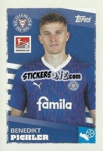 Sticker Benedikt Pichler (Holstein Kiel) - German Football Bundesliga 2023-2024 - Topps