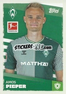 Sticker Amos Pieper - German Football Bundesliga 2023-2024 - Topps