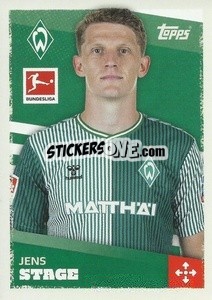Sticker Jens Stage - German Football Bundesliga 2023-2024 - Topps