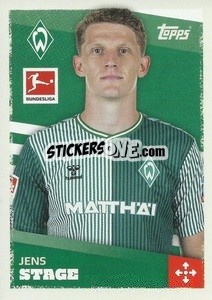 Figurina Jens Stage - German Football Bundesliga 2023-2024 - Topps