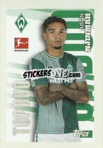 Sticker Justin Njinmar - German Football Bundesliga 2023-2024 - Topps