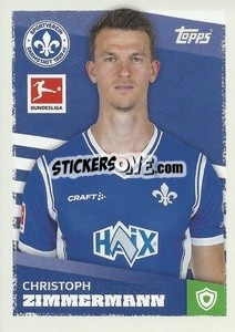 Figurina Christoph Zimmermann - German Football Bundesliga 2023-2024 - Topps