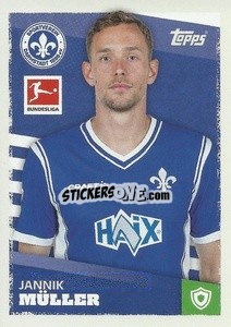 Sticker Jannik Müller - German Football Bundesliga 2023-2024 - Topps