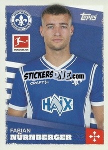 Sticker Fabian Nürnberger - German Football Bundesliga 2023-2024 - Topps