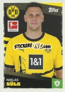 Sticker Niklas Süle - German Football Bundesliga 2023-2024 - Topps