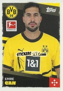 Sticker Emre Can - German Football Bundesliga 2023-2024 - Topps