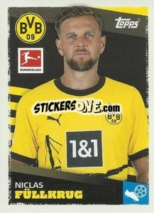 Sticker Niclas Füllkrug - German Football Bundesliga 2023-2024 - Topps