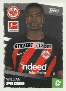Sticker Willian Pacho - German Football Bundesliga 2023-2024 - Topps