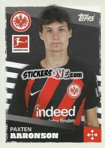 Sticker Paxten Aaronson - German Football Bundesliga 2023-2024 - Topps
