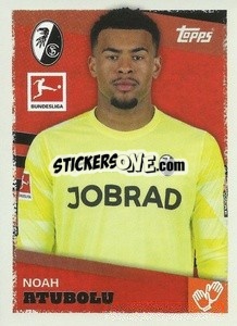 Sticker Noah Atubolu - German Football Bundesliga 2023-2024 - Topps