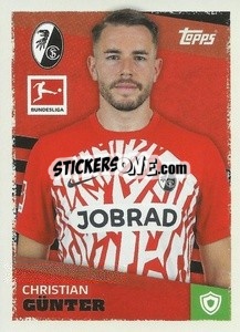 Sticker Christian Günter - German Football Bundesliga 2023-2024 - Topps