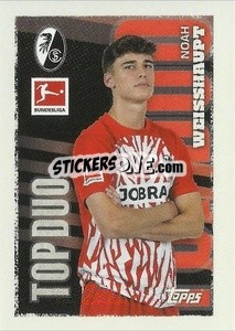 Sticker Noah Weißhaupt - German Football Bundesliga 2023-2024 - Topps