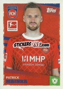 Sticker Patrick Mainka - German Football Bundesliga 2023-2024 - Topps