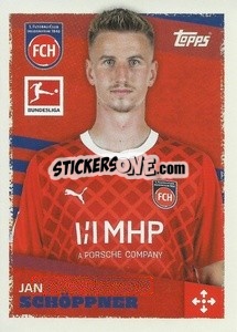 Sticker Jan Schöppner - German Football Bundesliga 2023-2024 - Topps