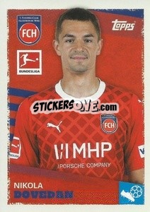 Sticker Nikola Dovedan - German Football Bundesliga 2023-2024 - Topps