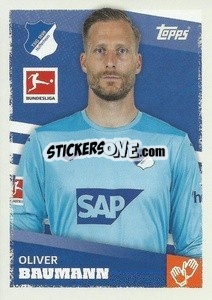 Sticker Oliver Baumann - German Football Bundesliga 2023-2024 - Topps