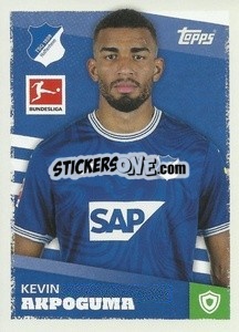 Sticker Kevin Akpoguma - German Football Bundesliga 2023-2024 - Topps