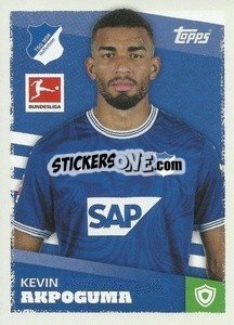 Cromo Kevin Akpoguma - German Football Bundesliga 2023-2024 - Topps