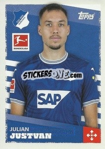 Sticker Julian Justvan - German Football Bundesliga 2023-2024 - Topps