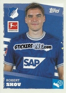 Sticker Robert Skov - German Football Bundesliga 2023-2024 - Topps