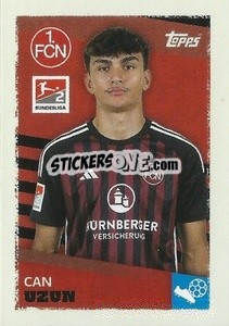 Cromo Can Uzun (1.FC Nürnberg) - German Football Bundesliga 2023-2024 - Topps