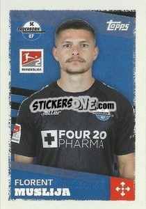 Figurina Florent Muslija (SC Paderborn 07) - German Football Bundesliga 2023-2024 - Topps