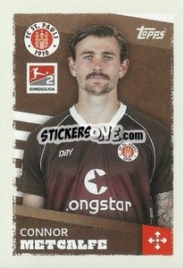 Sticker Connor Metcalfe (FC St. Pauli) - German Football Bundesliga 2023-2024 - Topps