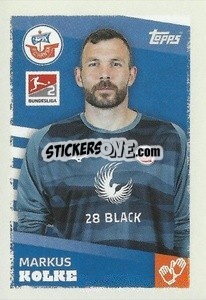 Sticker Markus Kolke (FC Hansa Rostock) - German Football Bundesliga 2023-2024 - Topps