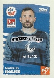 Cromo Markus Kolke (FC Hansa Rostock) - German Football Bundesliga 2023-2024 - Topps