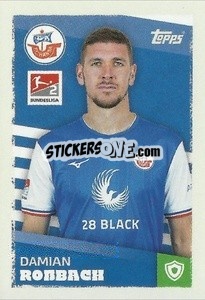 Sticker Damian Robbach (FC Hansa Rostock) - German Football Bundesliga 2023-2024 - Topps