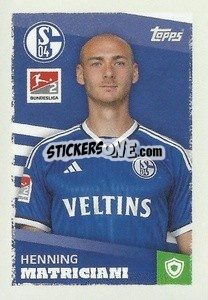 Figurina Henning Matriciani (FC Schalke 04) - German Football Bundesliga 2023-2024 - Topps