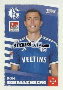 Cromo Ron Schallenberg (FC Schalke 04) - German Football Bundesliga 2023-2024 - Topps