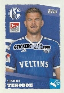 Figurina Simon Terodde (FC Schalke 04) - German Football Bundesliga 2023-2024 - Topps
