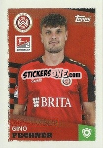 Figurina Gino Fechner (SV Wehen Wiesbaden) - German Football Bundesliga 2023-2024 - Topps