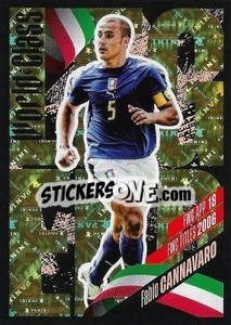 Sticker Fabio Cannavaro (Italy) – Legend - FIFA World Class 2024
 - Panini