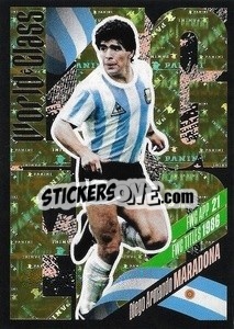 Figurina Diego Armando Maradona (Argentina) – Legend - FIFA World Class 2024
 - Panini