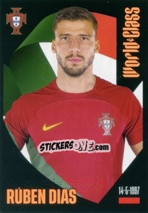 Sticker Rúben Dias - FIFA World Class 2024
 n. P6 - Panini