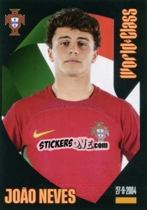 Sticker João Neves - FIFA World Class 2024
 n. P13 - Panini